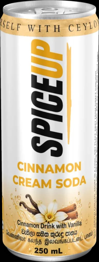 SPICEUP Cinnamon Cream Soda can